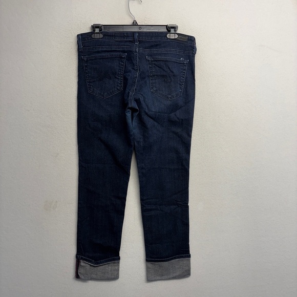 Ag Adriano Goldschmied The Stevie Cuff Jeans 30 Dark wash. - Picture 2 of 7